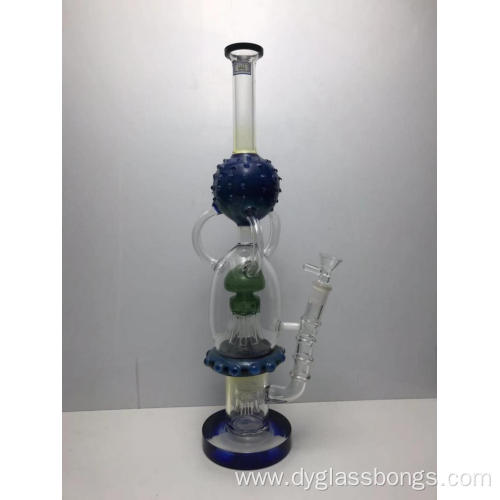 Two 8-Arm Sprinklers Recycler glass bong